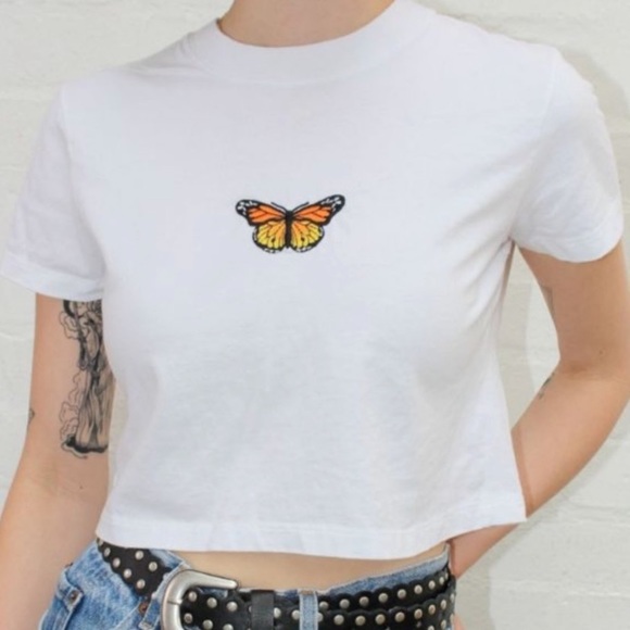 Brandy Melville Tops - Butterfly t shirt